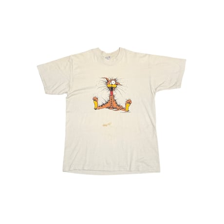 【USED】80's Berkeley Breathed Bill the Cat T-SHIRT