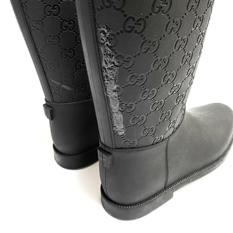 【USED】GUCCI RAIN RUBBER BOOTS