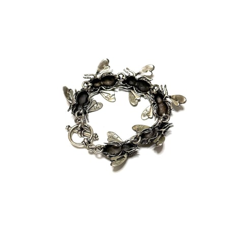 【USED】90's SIX BEES STERLING SILVER BRACELET