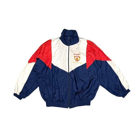 【USED】90's MANCHESTER UNITED Malaysia Fan Club NYLON JACKET