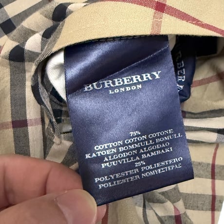 【USED】00's BURBERRY LONDON REVERSIBLE DRIZZLER JACKET