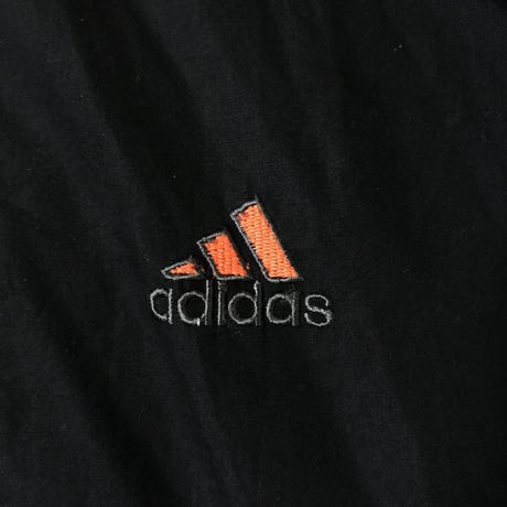 【USED】90'S-00'S ADIDAS  3-STRIPE LOGO HALF ZIP PULLOVER