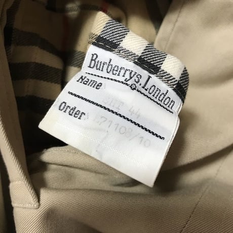 【USED】90'S BURBERRYS TRENCH COAT MADE IN ENGLAND