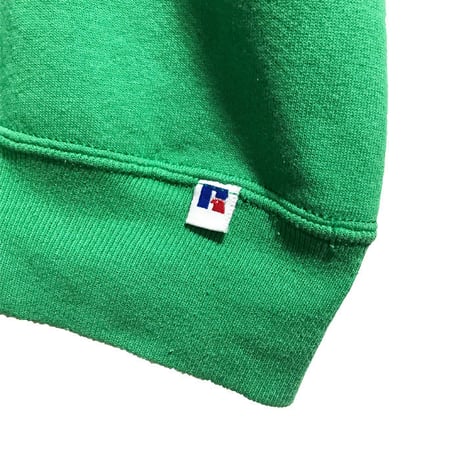 【USED】90'S RUSSELL ATHLETIC SWEAT SHIRT LIME GUREEN
