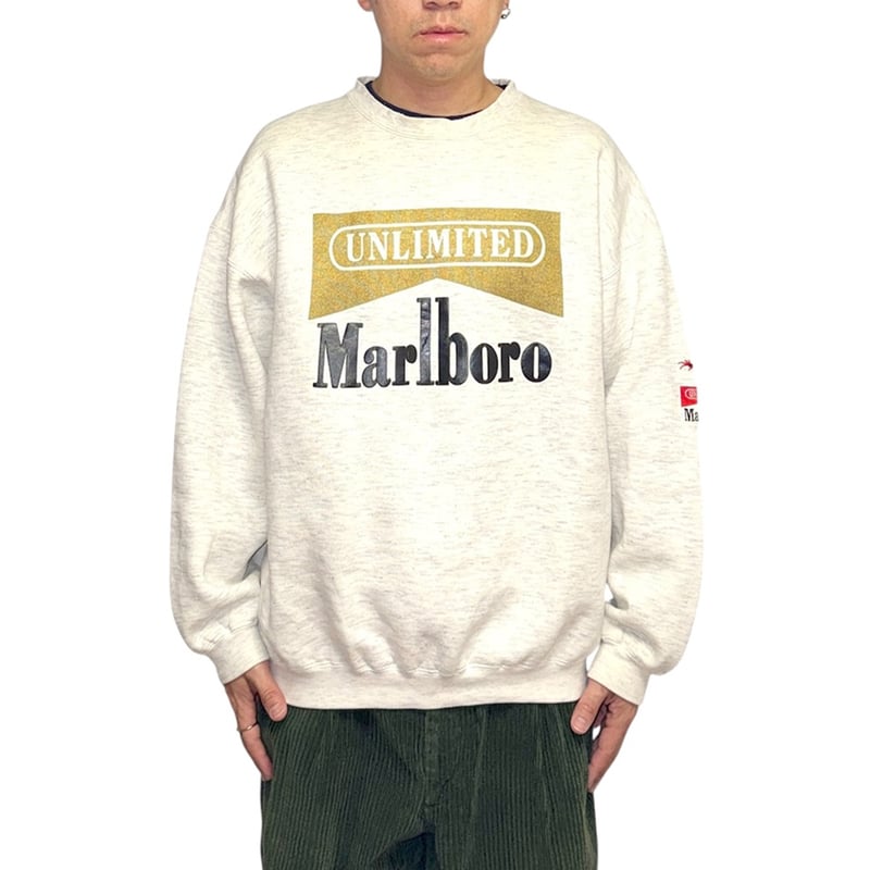 USED】90's Marlboro Gold Logo Lizard Series Cre