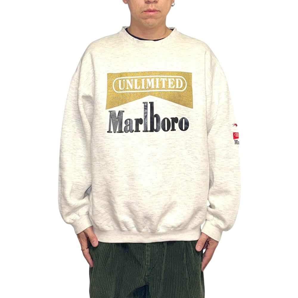 USED】90's Marlboro Gold Logo Lizard Series Cre