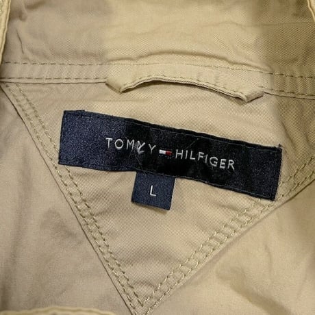 【USED】00'S TOMMY HILFIGER COTTON MOTORCYCLE JACKET