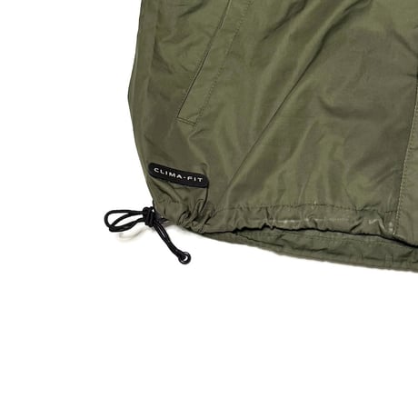 【USED】00's NIKE CLIMA-FIT Zip-Up Nylon Jacket Olive