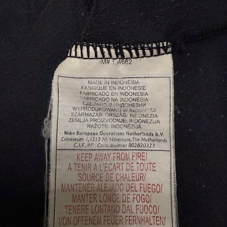 【USED】00's EURO NIKE FLEECE HALF ZIP PULLOVER