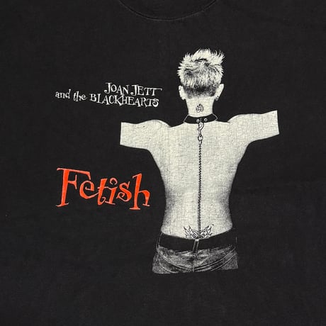 【USED】90's Joan Jett and the Blackhearts "Fetish" T-SHIRT