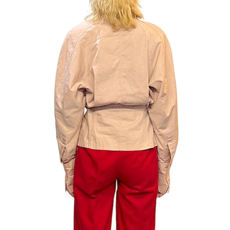 【USED】80'S AZZEDINE ALAIA SHOULDER PAD BLOUSE