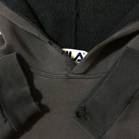 【USED】90'S FILA ITALIA EMBROIDERY LOGO HOODIE