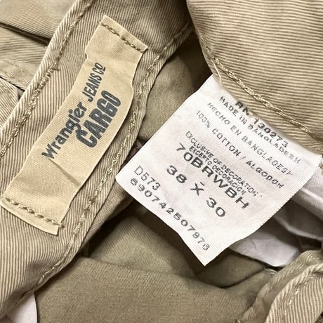 【USED】90's-00's Wrangler JEANS BUGGY CARGO PANTS