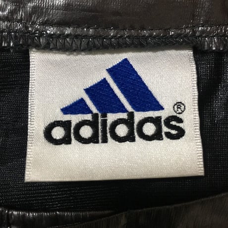 【USED】90'S ADIDAS POLYURETHANE FILM LAMINATE GAME SHIRT