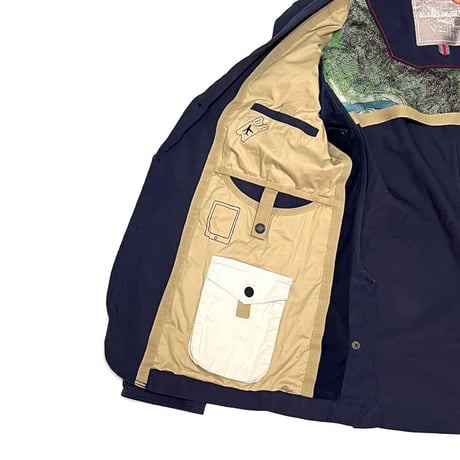 【DEAD STOCK】00's NAPAPIJRI TRAVEL JACKET NAVY