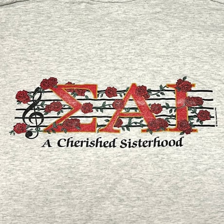 【USED】90's Sigma Alpha Iota International Music Fraternity L/S T-SHIRT