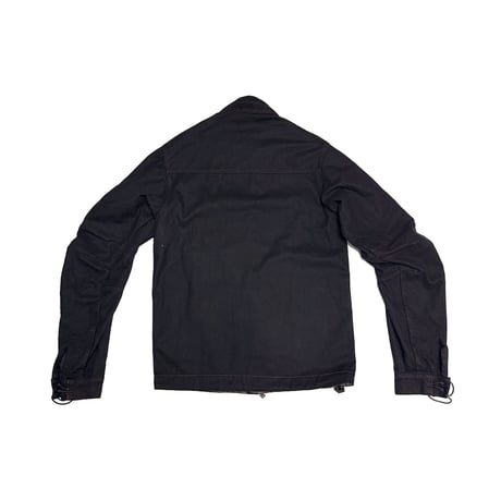 【USED】Maharishi 00AW Articulated Sleeve Wool Biker Jacket Black