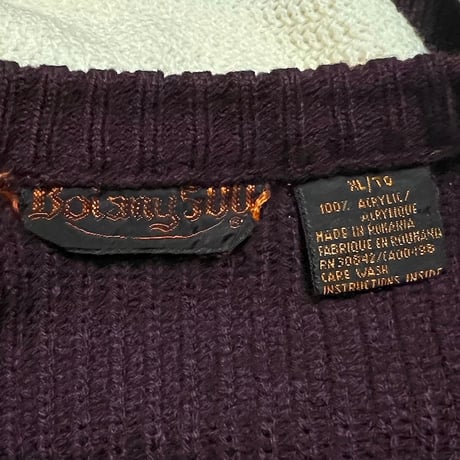 【USED】80'S BOTANY 500 ACRYLIC KNIT SWEATER