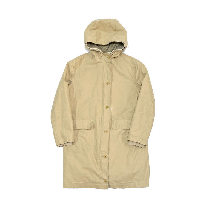 USED】90's-00'S HELMUT LANG HOODED COAT with LI USED】90's-00'S HELMUT LANG HOODED COAT with LI