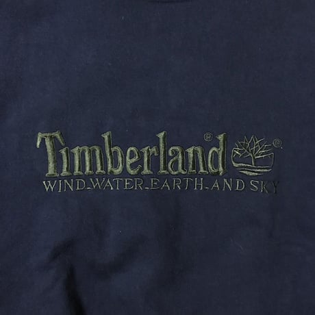 【USED】90'S TIMBERLAND EMBROIDERY SWEATSHIRT