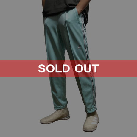 【USED】00'S ASICS PEARL GREEN TRACK PANTS