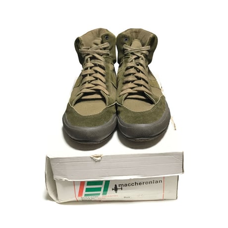 【USED】80'S-90'S ITALIAN ARMY TRAINING SHOES MADE BY MACCHERONIAN