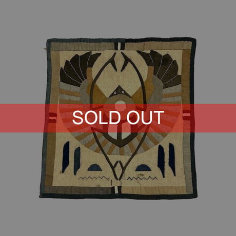 【USED】30'S-50'S HANDMADE EGYPTIAN PATCHWORK ART BUG