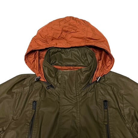 【USED】00's Marithe + Francois Girbaud PU COATED TRANSFORM JACKET SIZE:M