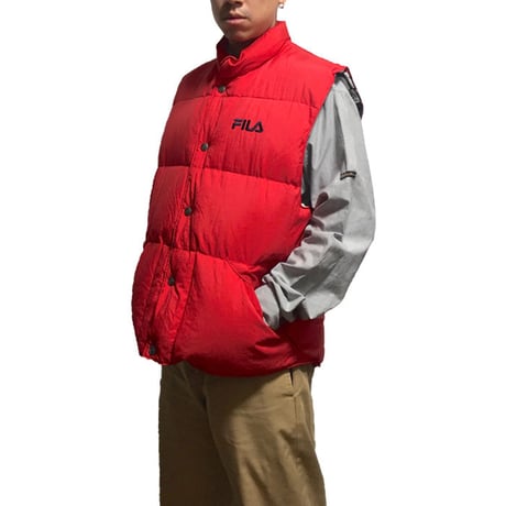 【USED】90'S FILA DOWN VEST