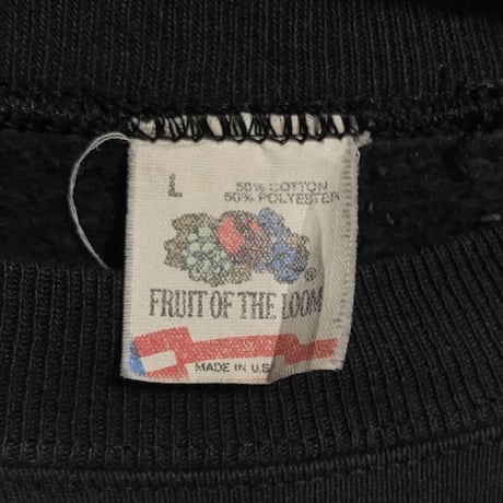 【USED】80'S-90'S APPLE LOGO SWEATSHIRT "FRUIT OF THE LOOM"