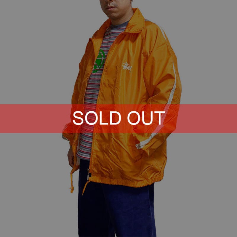 USED】90'S STUSSY SPORT NYLON JACKET ORANGE | K...