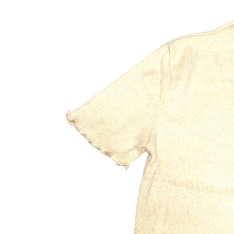 【USED】00'S Lorena Rose S/S KNIT TOP