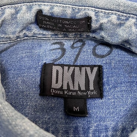 【USED】90'S DKNY LAUNDERED DENIM SHIRT