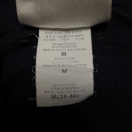 【USED】00's Poker Stars.com Sweat Hoodie Faded Black