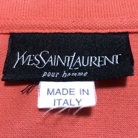 【USED】90'S  YVES SAINT LAURENT POLO SHIRT MADE IN ITALY