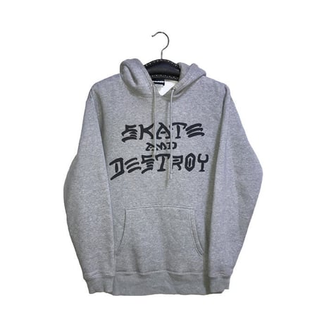 【USED】THRASHER × SNEAKER WOLF HOODIE
