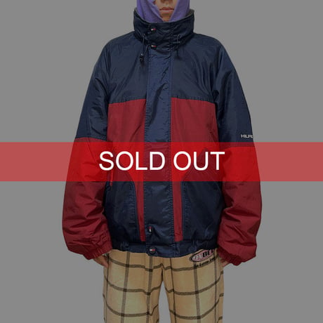 【USED】90'S-00'S TOMMY HILFIGER COTTON NYLON JACKET