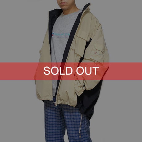 【USED】00'S CHAPS OVERSIZED NYLON JACKET