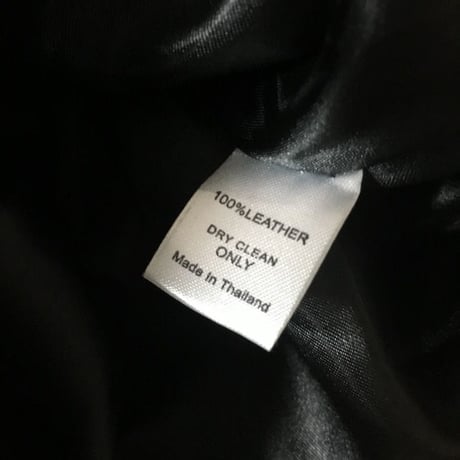 【USED】LEATHER RAIDERS N/S JACKET