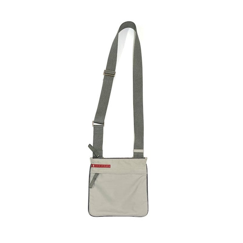 USED】00'S PRADA LINEA ROSSA NYLON BODY BAG | K