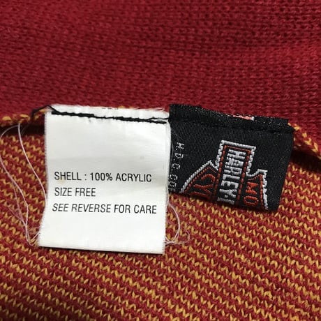 【USED】HARLEY DAVIDSON KNIT SCARF