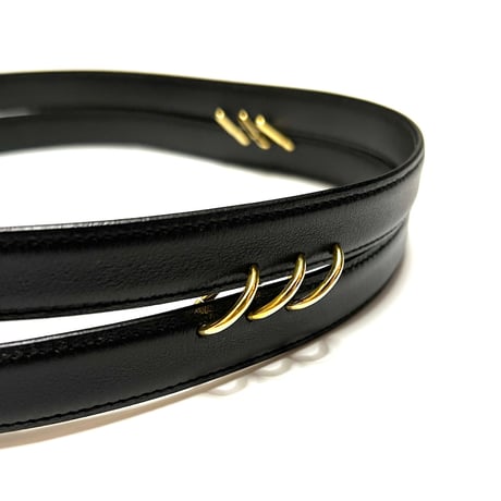 【USED】90s Valentino Garavani DOUBLE BELT