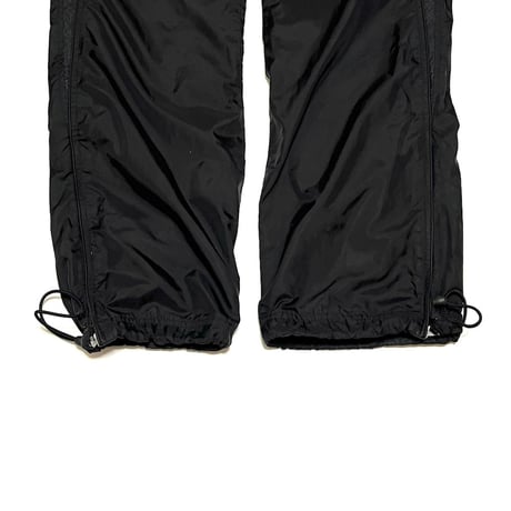 【USED】 00's EURO NIKE NYLON PANTS BLACK HIDDEN SWOOSH