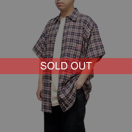 【USED】90'S-00'S DCSHOECOUSA S/S CHECK SHIRT