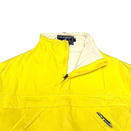 【USED】90's POLO SPORT RALPH LAUREN ANORAK JACKET YELLOW