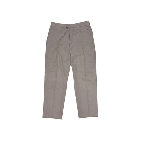 【USED】90's agnès b. PARIS JACQUARD FABRIC PIN STRIPE TROUSERS