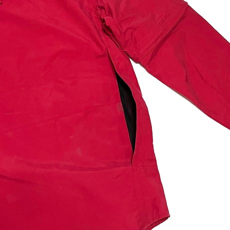 【USED】00's AIRWALK DETACHABLE GIMMICK SHIRT RED