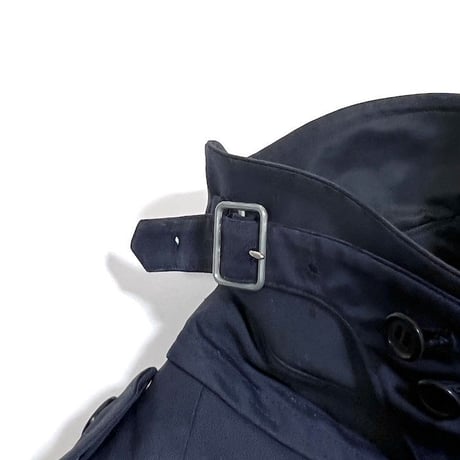 【USED】80'S-90'S BURBERRYS TRENCH COAT NAVY MADE IN ENGLAND