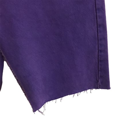 【USED】LEVI'S CUT OFF DENIM SHORTS PURPLE