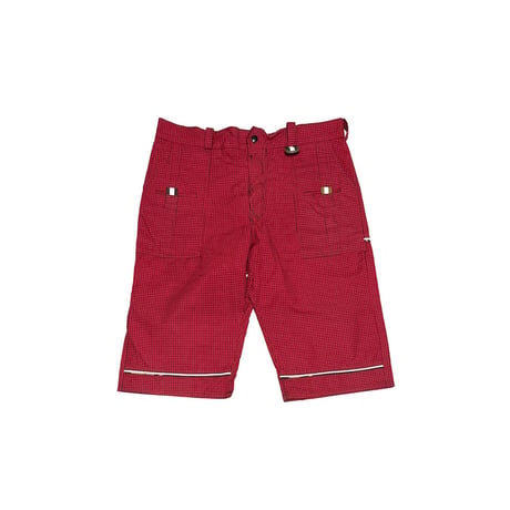 【USED】90's Maharishi Reflective Trim Grid Tech Shorts
